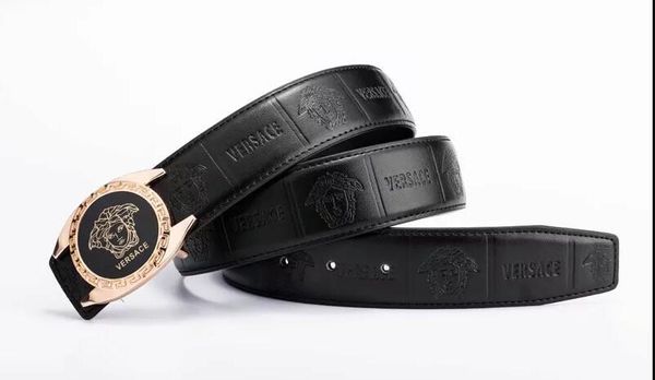

2019men belt designer womens belts luxury belts men big buckle belt fashion mens leather belts wholesale, Black;brown