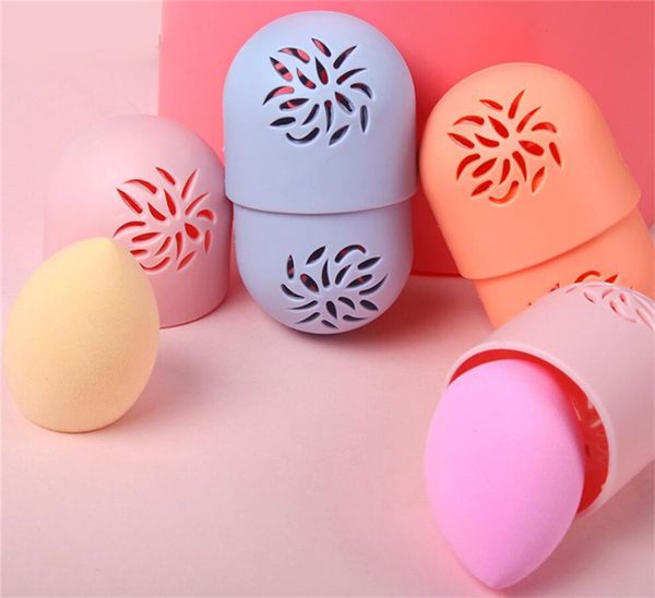 

новый здоровье силиконовые красоты губка ящик для хранения яйцо стенд порошок слойка сушки держатель плесень доказательство косметический сл