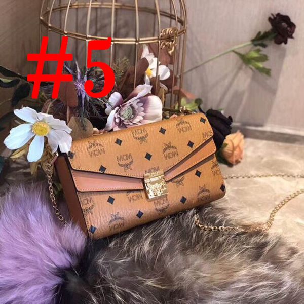 

9-цветная дизайнерская сумка Crossbody роскошные сумки Дизайнерские клатчи Модные кожаные женские цепочки Дизайнерские сумки на ремне, кошелек MC190416-3