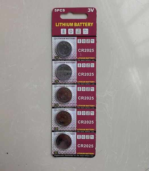 

cr2025 3v литиевые батарейки coin клетки емкости высокого качества для часов, игрушек и светодиодные фонари