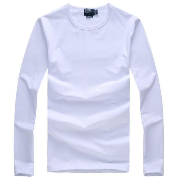 

mens designer polo ralph tshirt lauren seller luxury t shirts classic street pony mark round neck long sleeve size m-xxl, White;black