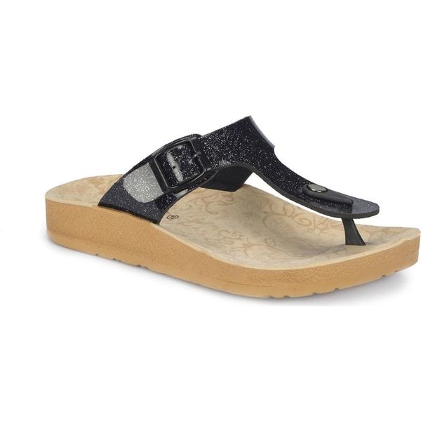 

polaris 81.354972sz black female slippers polaris