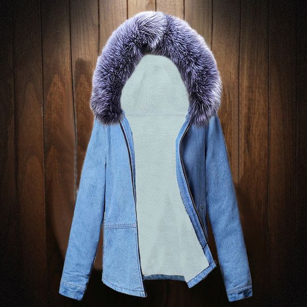 

fake fur parka women thicken warm jacket winter coat female wool lining hooded winter parka ladies warm jacket woman coat, Tan;black