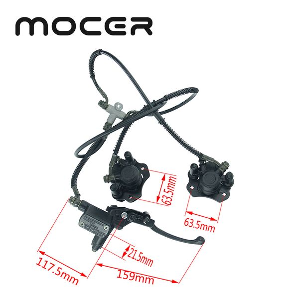

dirt bike high aluminum big bull front wheel double brakes hydraulic master cylinder for atv off road motocross ds-138