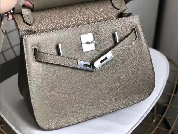 

selling brand women totes soft genuine leather gypsy shoulder bags with lock key lady handbag real ps