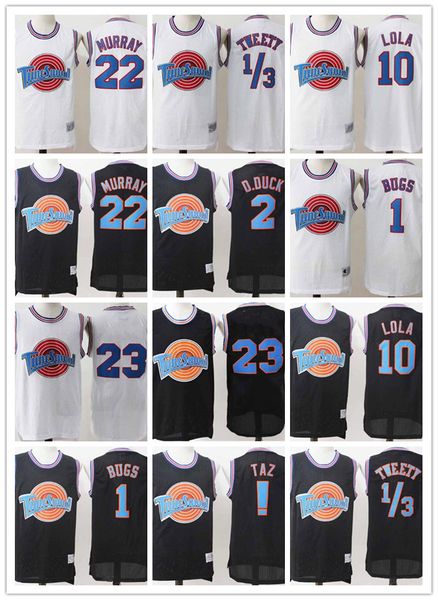 

Top quality Slam dunk 1/3 Tweety Space Jam Tune Squad 1 Bugs Bunny Jersey 22 Bill Murray Taz stitched jerseys free shipping