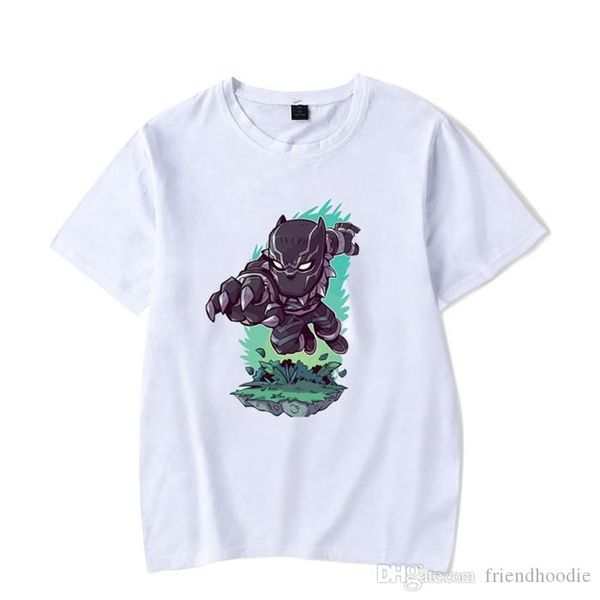 

мода дизайнерская мужская и женщины футболка plain white cartoon печать tshirt популярной молодежь стиль tshi, White;black