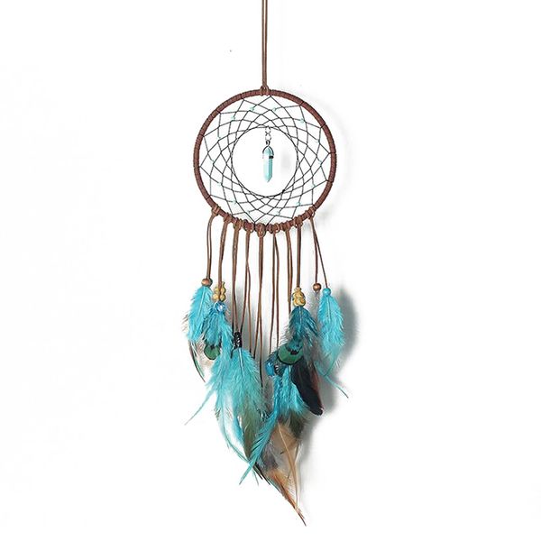 

dream catcher hanging decorations wedding feathers valentine's day wall blue monternet gift party tassel car pendant ornament