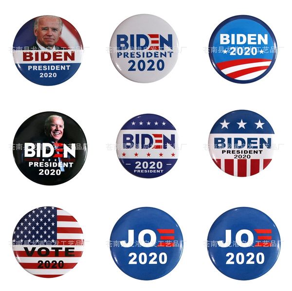 

national biden badge symbol pin metal biden badges decorative brooch pins for clothes brooch jewelry #435, Silver