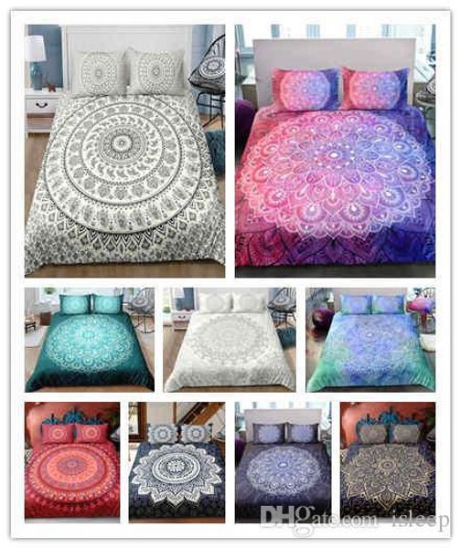 

bohemia style 2 3pcs polyester 3d printing bedding set