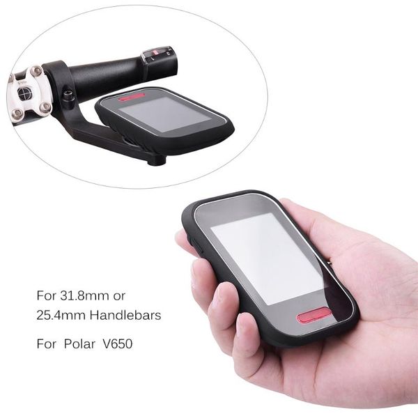 

for 31.8/25.4mm handlebars bicycle bike mtb computer gps protect case protective silicone case for gps polar v650