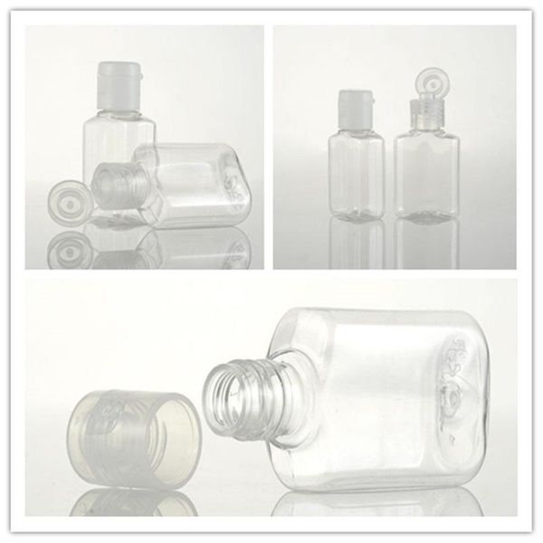 20 ml Plastikflasche, Flip-Schmetterlingsdeckel, Flasche, Flüssigkeitsflasche, 20 ml, kosmetische Lotion, PET-Flaschen, Behälter mit Verschluss F413