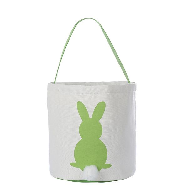 

easter egg basket holiday printed canvas gift carry eggs candy bag