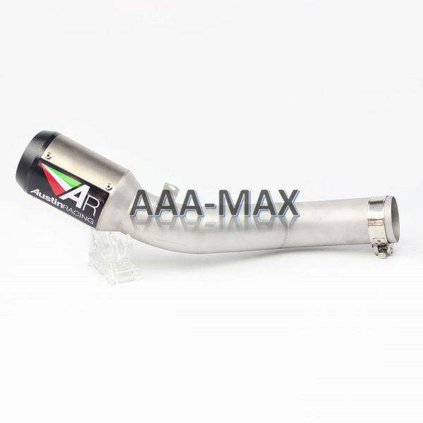 

slip on cbr1000 ar exhaust muffler link pipe stainless steel motorcycle motorbike escape middle mid pipe for cbr1000 2017 year