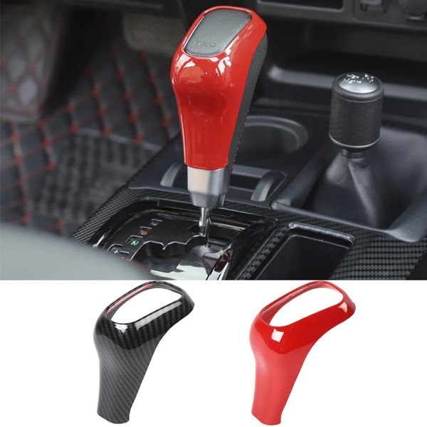 Alavanca de câmbio Vara Botão Knob Car Shift Cover Block Head Cover Para Toyota 4Runner 2010+ Car Styling Car Interior Accessories