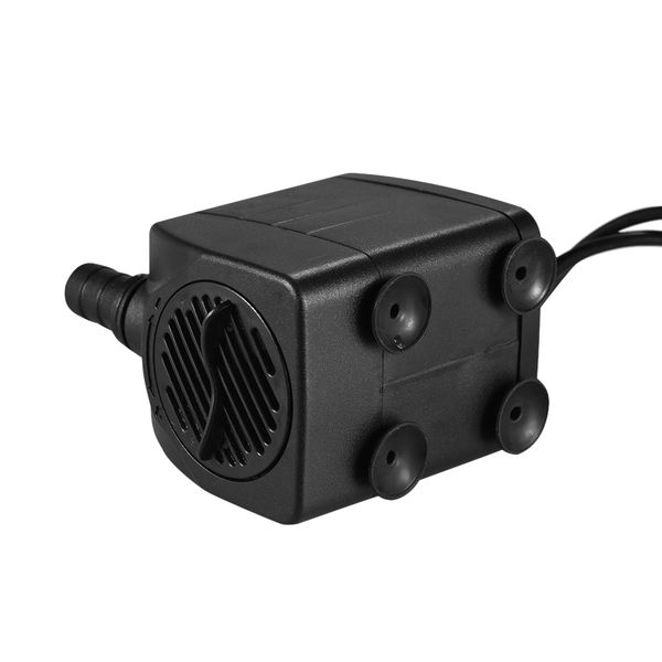 

350l/h 5w submersible water pump with 4 led light for pond aquarium fish tank tablefountain hydroponics 1.5m power cord