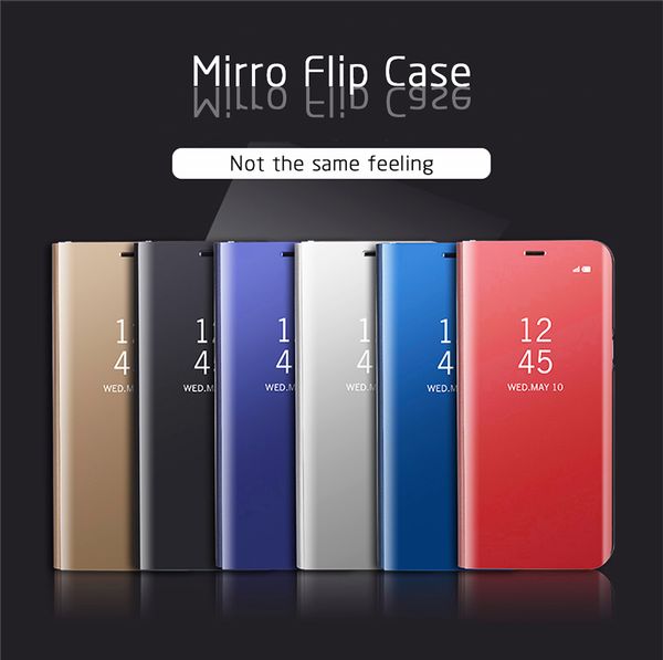 

mirror view flip stand case for iphone x xs xr xs max luxury 360 full cover iphone 6s plus 7 plus 8 plus
