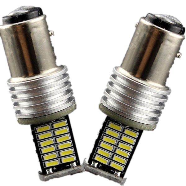 

2pcs p21/5w led bulb car signal lamp 1157 led 30smd 4014 bay15d red/yellow/white sbrake tail light auto bulb dc 12v