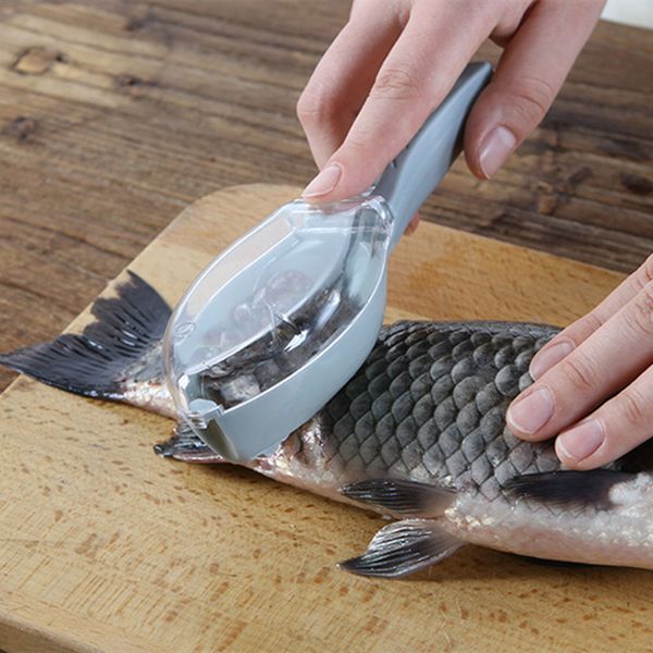 

new fish scale remover scaler scraper cleaner kitchen tool peeler gadgets fish scaler clam opener fish clam scale scraper