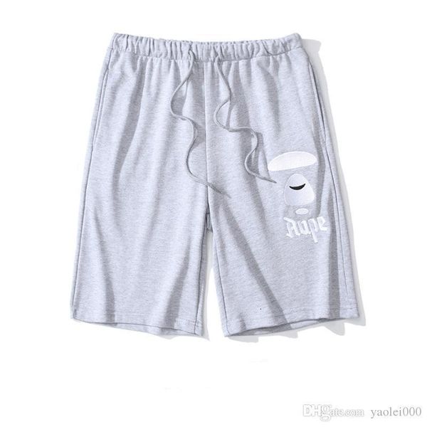 

мужские роскошные шорты дизайнер половина брюки прилив бренд мода изысканный вышитые хип-хоп пара высокое качество повседневные shorts624, White;black