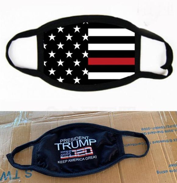 

2020 trump mask american election supplies printing us flag masks dust-proof washable mask cover cycling protective mouth masks gga3399-4