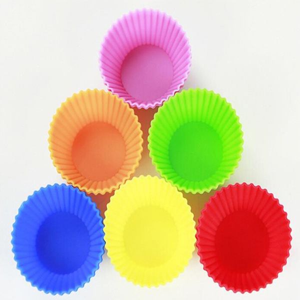 

круглая форма силиконовая маффин cupcake выпечка формы case cupcake maker mold противень cup cake mold инструменты