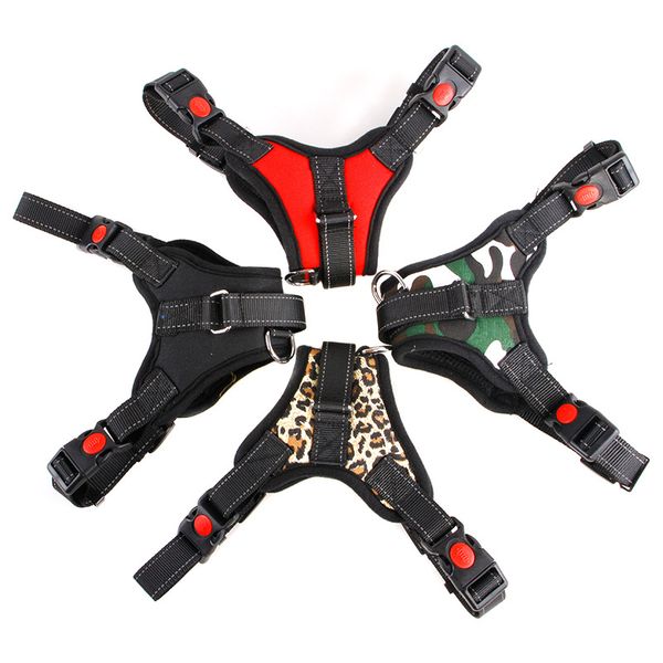 

pet chest collar dog neck strap vest harnesses pet back traction belt walking lead leash strap belt -chest collar/walking lead strap optiona