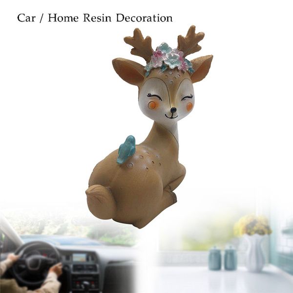 

kongyide car ornaments 1pcs deer resin deer animated dancer toy car or home windowsill decoration bag020 dropship m6