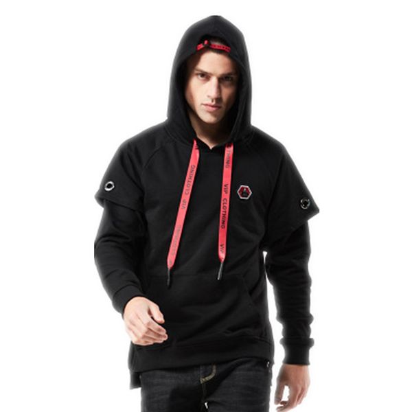 

mens hoodies standard spring autumn mens sweatershirt long sleeve hooded designer hoodies fashion youth outerwear male coats size m-3xl, Black