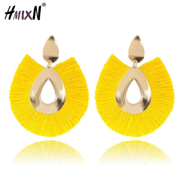

2019 new tassel earrings for women big fringe earings fashion jewelry holiday female summer style bohemian hanging drop earrings, Silver