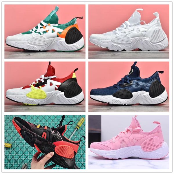 

2019 men women huarache e.d.g.e txt qs running shoes huaraches 7 edge triple black white athletic sport outdoor sneakers 40-45