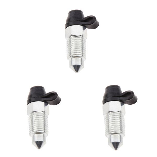 

3-pack m10 x1mm motorcycle replacement brake caliper bleed screw 10mm