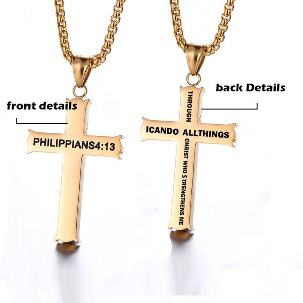 

new male jesus cross jesus pendant silver gold zirconia cross pendant necklace stainless steel jewelry for men women wholesale