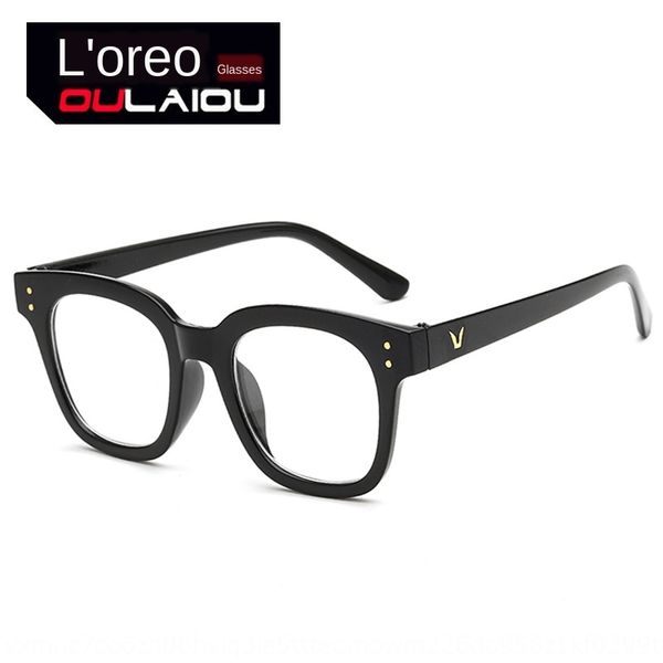 

l'oreo 9517 anti-blu-ray mobile phone gloves and eye-protecting glasses men's and women's mitten plain glasses frame, Silver