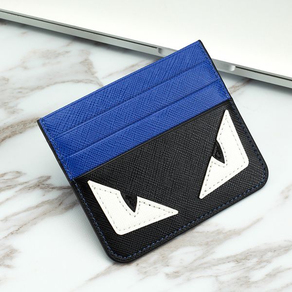 

2020 card holder credit card holder leather spoof small monster clip bank bag mens card holder super slim wallet 5 styles
