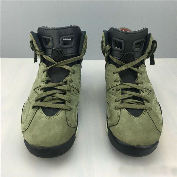 

2020 wholesale travis scotts x 6 mens basketball shoes vi cactus jack fashion sneakers 6s medium olive 6s designer sneakers