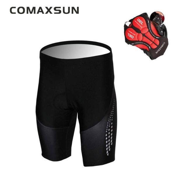

cycling shorts comaxsun 5d gel padded shockproof mtb bike bicycle road ropa ciclismo tights s14, Black