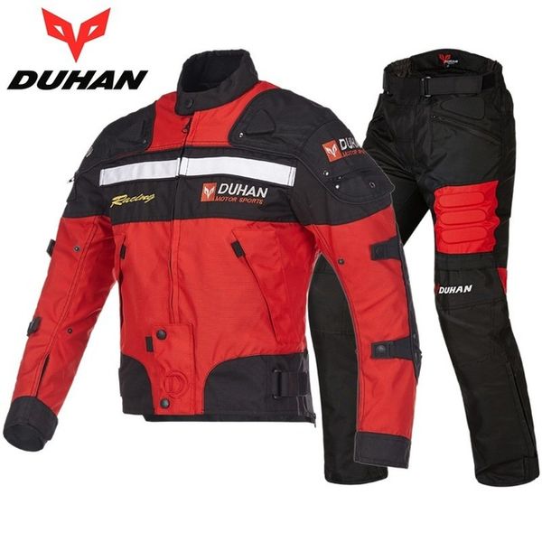 

duhan brand winter keep warm motorcycle suit windproof motorcycle & auto racing men clothes pants