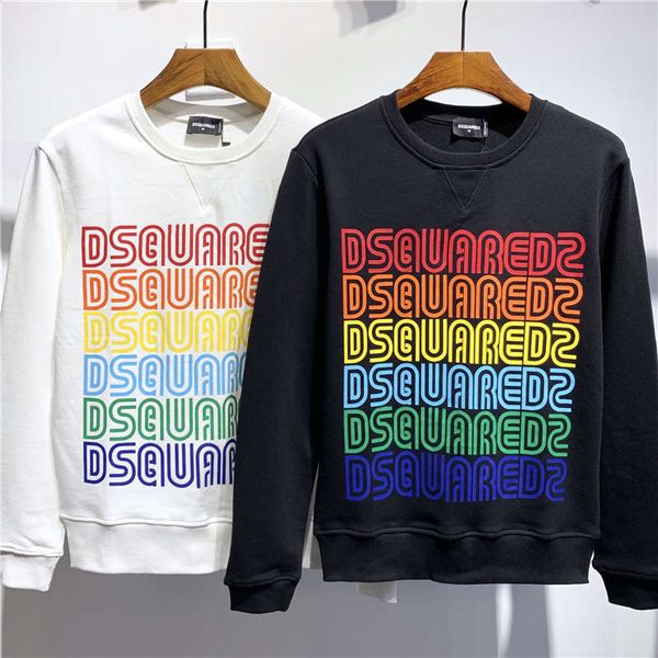 

2019 fw new arrival brand de igner men 039 clothing d2 treet hoodie long leeve weat hirt m 3xl d 298, Black