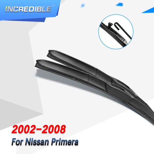 

incredible hybrid hybrid wiper blades for primera p12 wagon / hatchback fit hook arms 2002 2003 2004 2005 2006 2007 2008