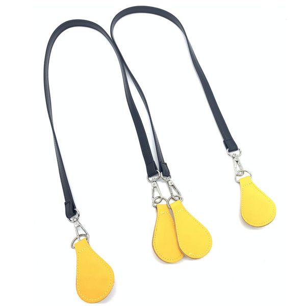 

100 cm pu leather bag handles for obag new color match, Black