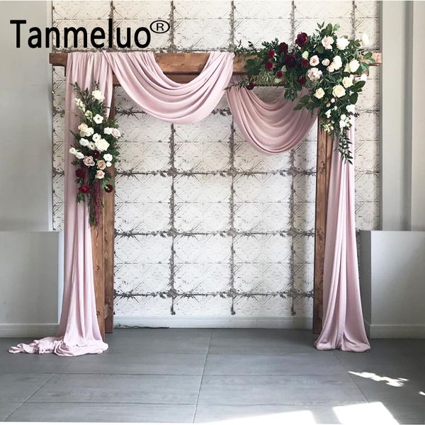 2019 1 4 6m Solid Color Terylene Fabric Wedding Arch Backdrop