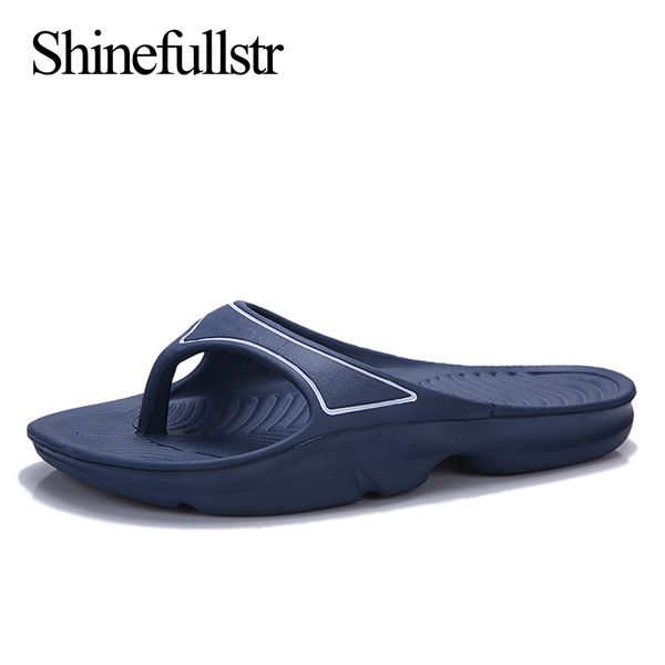 

2020 men flip flops rubber slippers mens beach pool slates slipers flipflops home house man slipper light soft chanclas hombre, Black