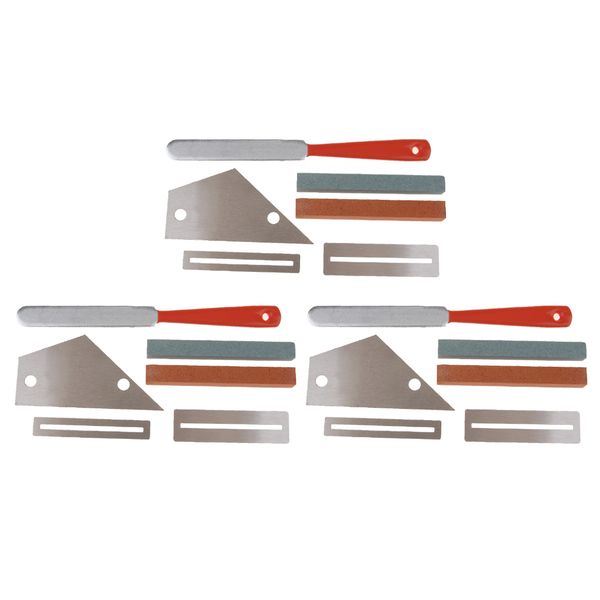 

3x guitar parts kit fret rocker fret file grinding stone fretboard guard