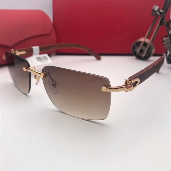

classic brand famous fashion women luxury designer sunglasses retro metal wooden pilot men ladies sun glasses, White;black