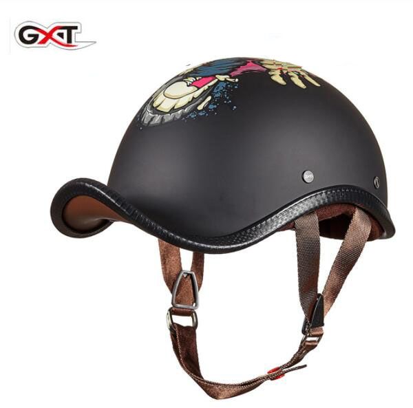 

gxt new motorcycle helmet open face casco moto retro casque moto motorbike helmet half racing riding capacete