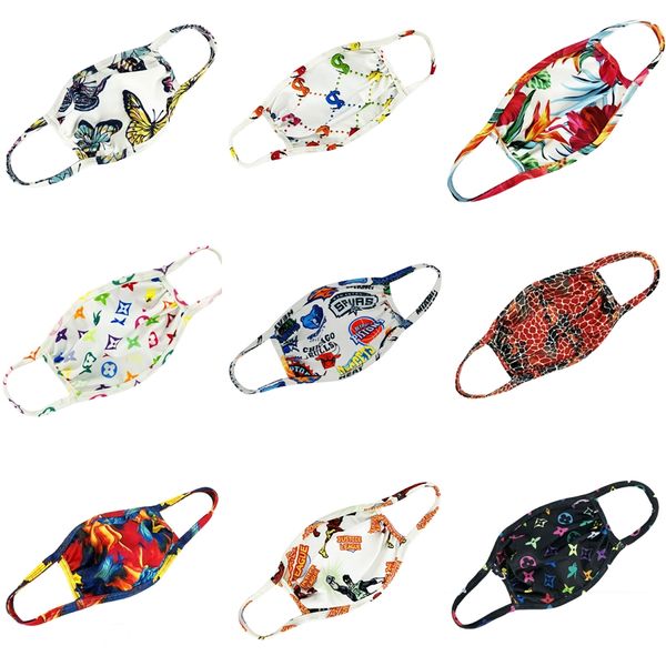 

wholesal mascherine fashion face mask safety masks anti dust masks dustproof protective face mouth maske designer printed facema #626, Black