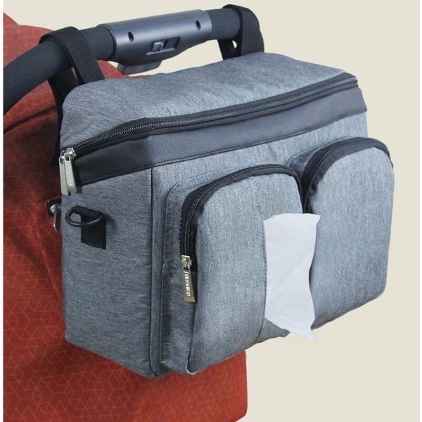 

Baby Stroller Bag Diaper Bags Nappy Stroller Organizer Mom Travel Hanging Carriage Pram Buggy Cart Bottle Bag Stroller Accessori
