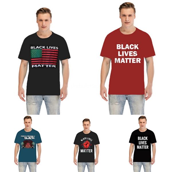 

black lives mattermens designer t-shirt women casual letters printing tee tshirt summer hoodie paris fan mens luxury t shirt size s-2 #4, Gray;blue