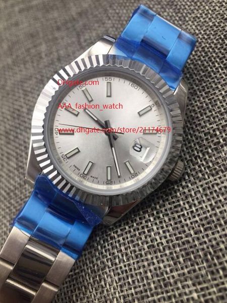 

factory supplier 5 color watch stainless steel 41mm 116334 asia 2813 movement automatic mens men's watch watches, Slivery;brown